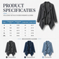Dames spijker trenchcoat met open voorkant