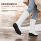 Women's Waterproof Down Cotton Snow Boots Winter Mid-Calf Boots with Round Toe Thick Sole and Warm Lining