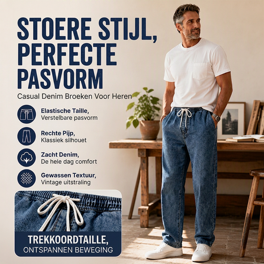 Losse straight-leg spijkerbroeken voor heren