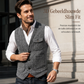🧥 Heren Vintage Gilet met V-Hals – Casual Gebreid Vest met Klassieke Stijl & Comfortabele Pasvorm ✨