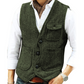 🧥 Heren Vintage Gilet met V-Hals – Casual Gebreid Vest met Klassieke Stijl & Comfortabele Pasvorm ✨