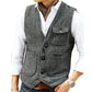 🧥 Heren Vintage Gilet met V-Hals – Casual Gebreid Vest met Klassieke Stijl & Comfortabele Pasvorm ✨