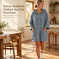 Casual effen capuchontrui voor dames