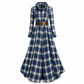 👗✨Franse vintage geruite jurk voor dames met grote maten, met onregelmatige zoom en slankmakend ontwerp✨ 𝘉𝘶𝘺 𝘢𝘯𝘺 2 𝘢𝘯𝘥 𝘨𝘦𝘵 𝘢𝘯 𝘦𝘹𝘵𝘳𝘢 8% 𝘥𝘪𝘴𝘤𝘰𝘶𝘯𝘵