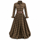 👗✨Franse vintage geruite jurk voor dames met grote maten, met onregelmatige zoom en slankmakend ontwerp✨ 𝘉𝘶𝘺 𝘢𝘯𝘺 2 𝘢𝘯𝘥 𝘨𝘦𝘵 𝘢𝘯 𝘦𝘹𝘵𝘳𝘢 8% 𝘥𝘪𝘴𝘤𝘰𝘶𝘯𝘵
