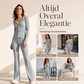 Dames Geribbelde Jack met Capuchon en Ritssluiting & Flared Broek Set