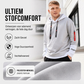Heren casual faux 2-delige hoodie