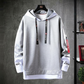 Heren casual faux 2-delige hoodie