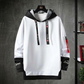 Heren casual faux 2-delige hoodie