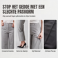 Elegante pantalons van een kostuum met hoge taille voor dames