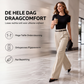 Elegante pantalons van een kostuum met hoge taille voor dames