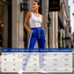 Gedrapeerde Motion-sportbroek