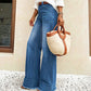 Dames stretch jeans met rechte pijpen