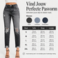Vintage gescheurde jeans voor dames