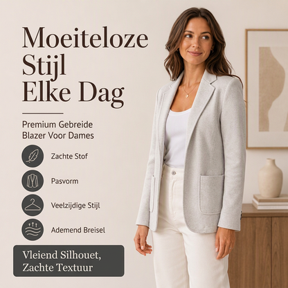 Casuele blazer met open voorkant voor dames