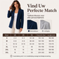 Casuele blazer met open voorkant voor dames