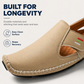 Casual slip-on loafers met ademend vermogen