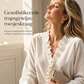 Elegante fluwelen blouse met lange mouwen voor dames