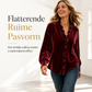 Elegante fluwelen blouse met lange mouwen voor dames