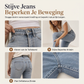 Dames hoge taille retro flare denim jeans