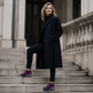 Ademende instap sneakers met sokdesign voor dames