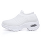 Ademende instap sneakers met sokdesign voor dames