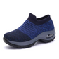 Ademende instap sneakers met sokdesign voor dames
