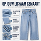 👖 Dames Hoge Elastische Wide Leg Jeans – Stretch Jeans met Wijde Pijpen, Comfortabele Pasvorm & Trendy Denim Look ✨