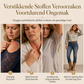 Elegant losvallende kanten blouse met lange mouwen voor dames