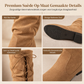 Lace-up slouchy-laarzen voor dames, kuitlengte