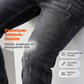 Gescheurde stretch-skinny-jeans voor heren