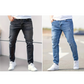 Gescheurde stretch-skinny-jeans voor heren