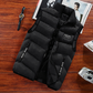 Heren bodywarmer met opstaande kraag en vulling