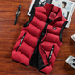 Heren bodywarmer met opstaande kraag en vulling