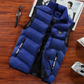 Heren bodywarmer met opstaande kraag en vulling