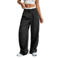 Dames hoge taille rechte broek