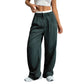 Dames hoge taille rechte broek