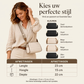 Stijlvolle crossbodytas met 3 lagen en diamantpatroon
