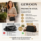 Stijlvolle crossbodytas met 3 lagen en diamantpatroon