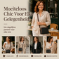 Stijlvolle crossbodytas met 3 lagen en diamantpatroon