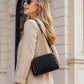Stijlvolle crossbodytas met 3 lagen en diamantpatroon