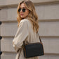 Stijlvolle crossbodytas met 3 lagen en diamantpatroon