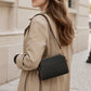 Stijlvolle crossbodytas met 3 lagen en diamantpatroon