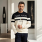 Heren Sweatshirt met Milano Italia Print