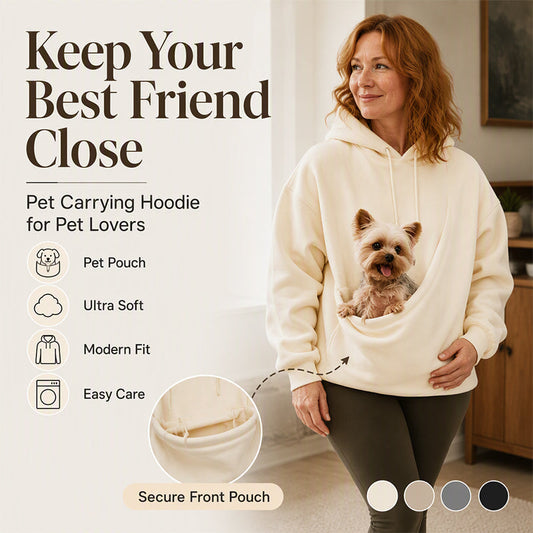 Gezellige, warme winterhoodie voor dames