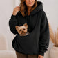 Gezellige, warme winterhoodie voor dames