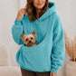 Gezellige, warme winterhoodie voor dames
