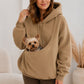 Gezellige, warme winterhoodie voor dames