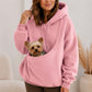 Gezellige, warme winterhoodie voor dames
