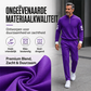 Heren casual set van pullover met halve rits en broek